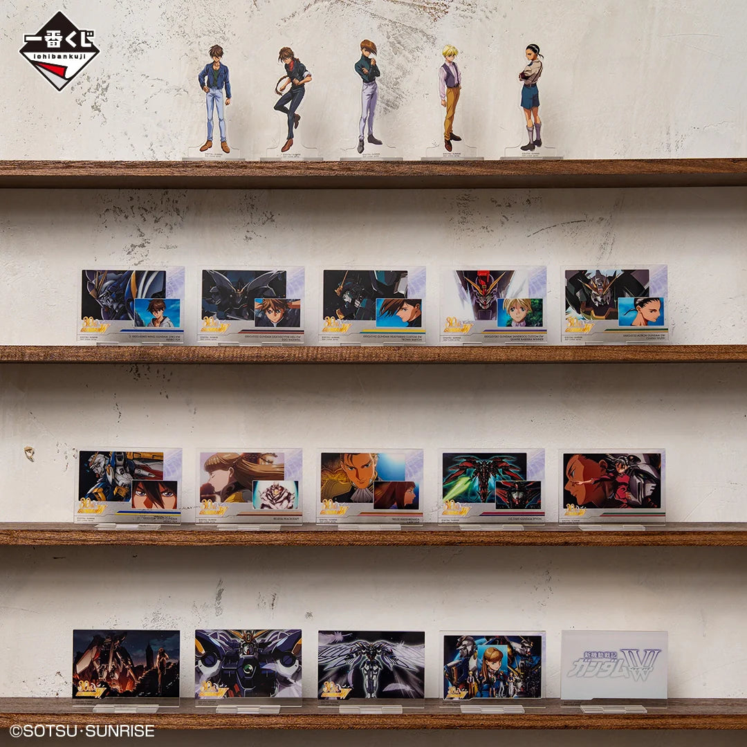 (Whole Set 70tix) Ichiban Kuji Mobile Suit Gundam "W 30th Anniversary"