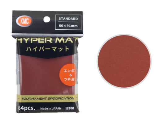 KMC Sleeve Card Barrier Standard Size "Hyper Mat" (New 2025)