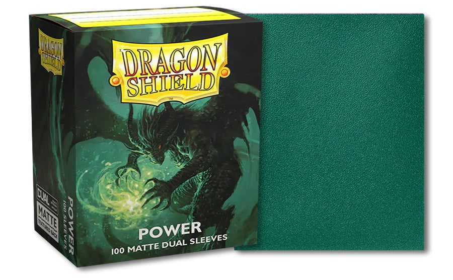 Dragon Shield Sleeve Dual Matte Standard Size 100pcs - Power