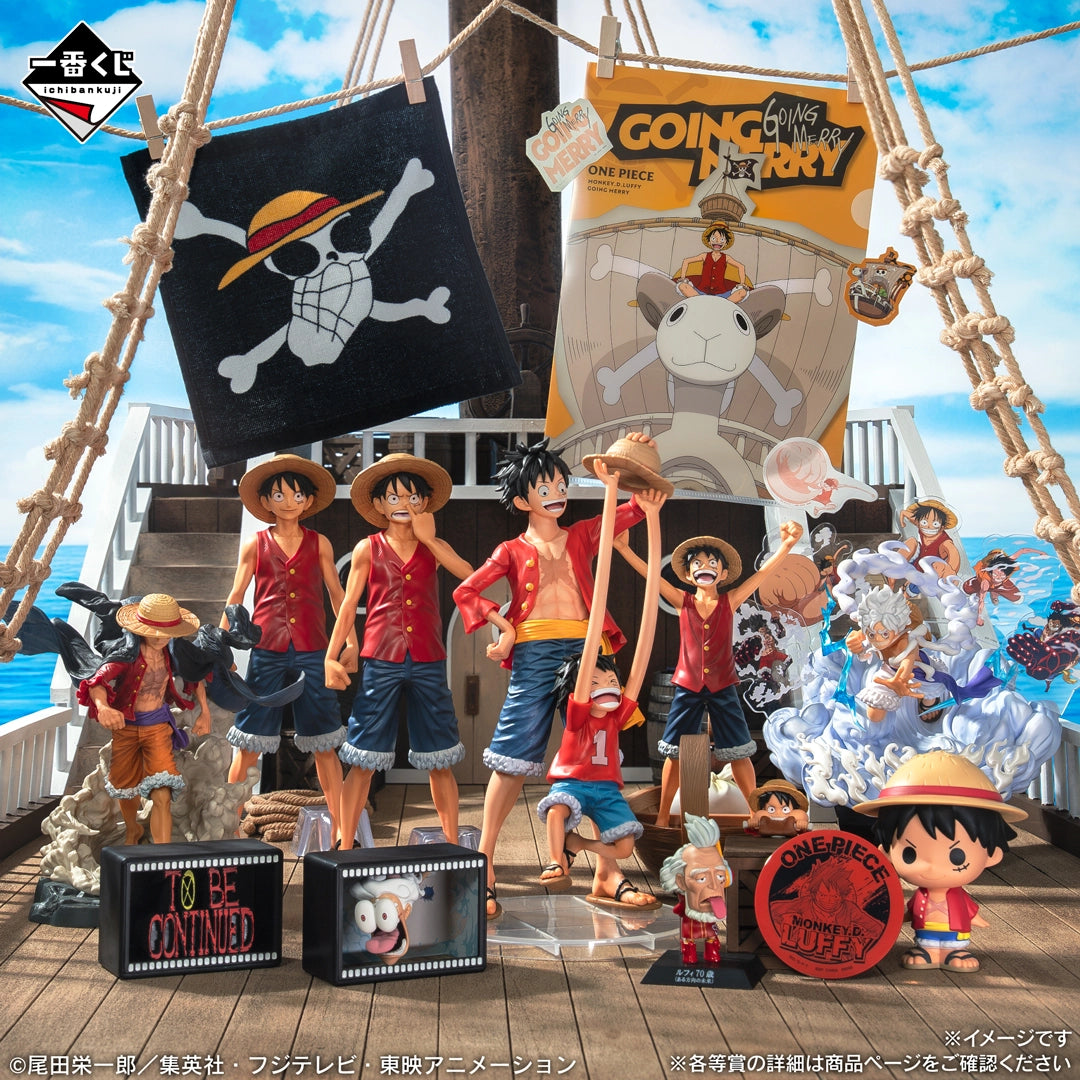 (Whole Set 80tix) Ichiban Kuji One Piece MONKEY.D.LUFFY - Memories of Adventure and the Voyage to the Future -