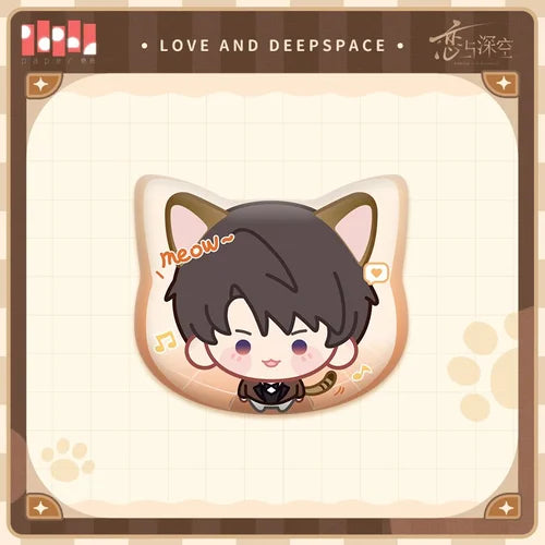 Love and Deepspace Your Cat Misses You Series Chibi Metal Pin
