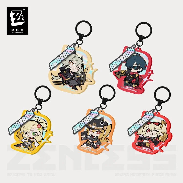Zenless Zone Zero Sons of Calydon Chibi Acrylic Keychain