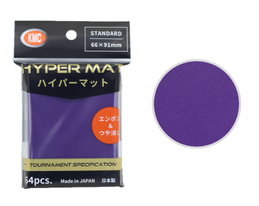 KMC Sleeve Card Barrier Standard Size "Hyper Mat" (New 2025)