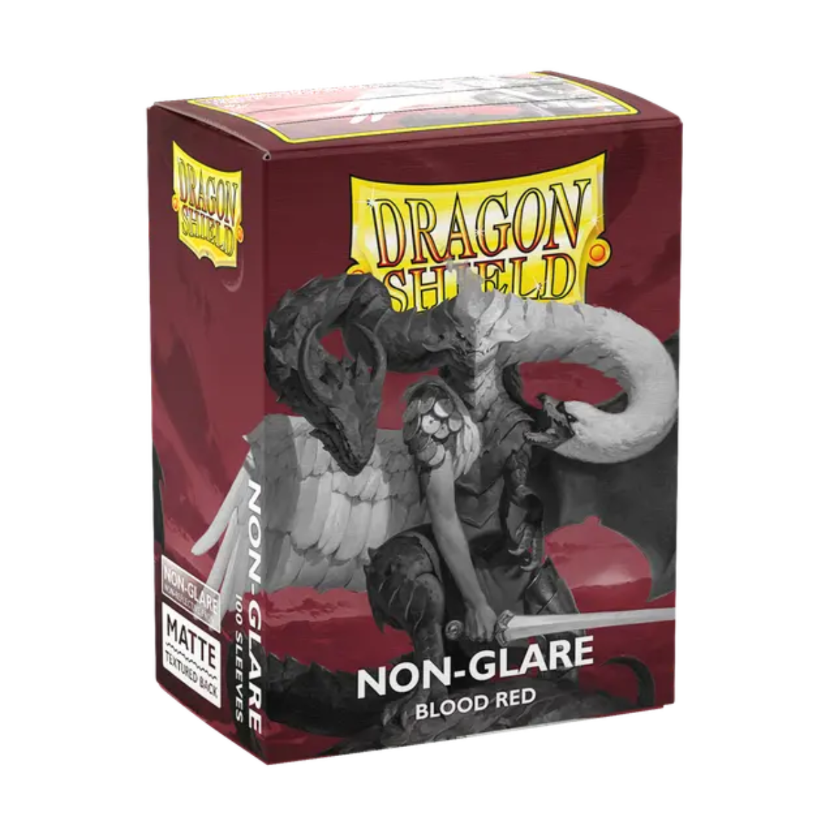 Dragon Shield Sleeves: Standard Matte Non-Glare - Blood Red