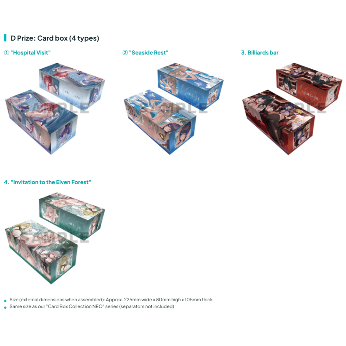 (Whole Set 45Tix) Broccoli TCG Accessories Lottery EX "Azur Lane" 4th Edition