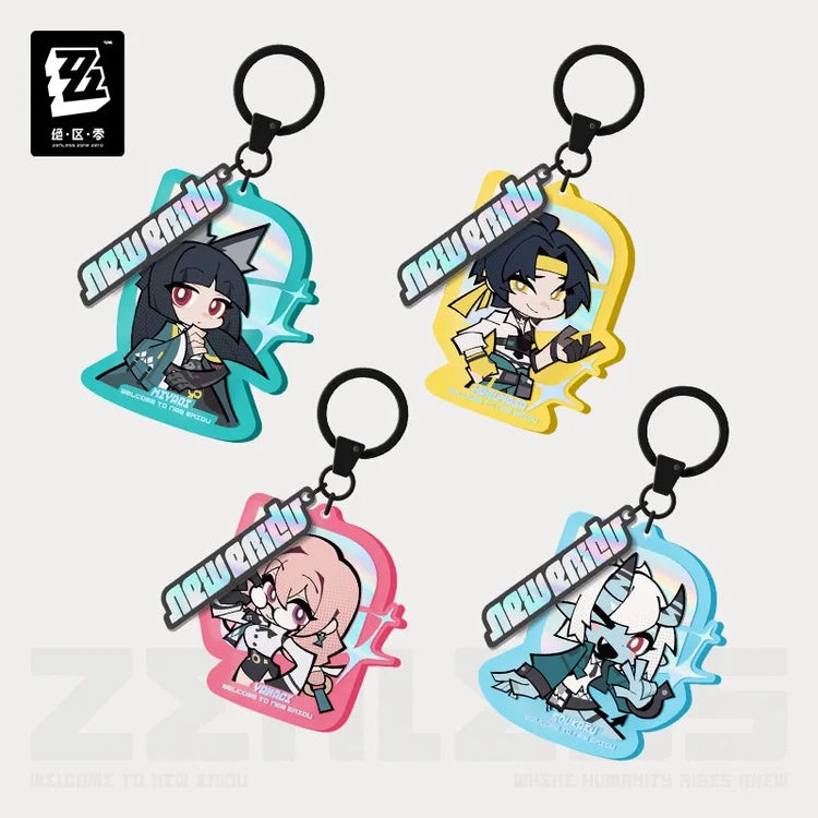 Zenless Zone Zero Section 6 Chibi Acrylic Keychain