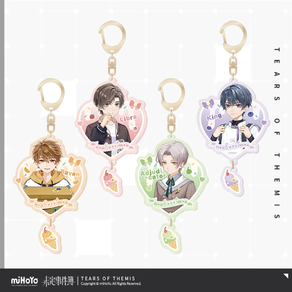 miHoYo Tears of Themis "Youthful Thought" Series Acrylic Keychain