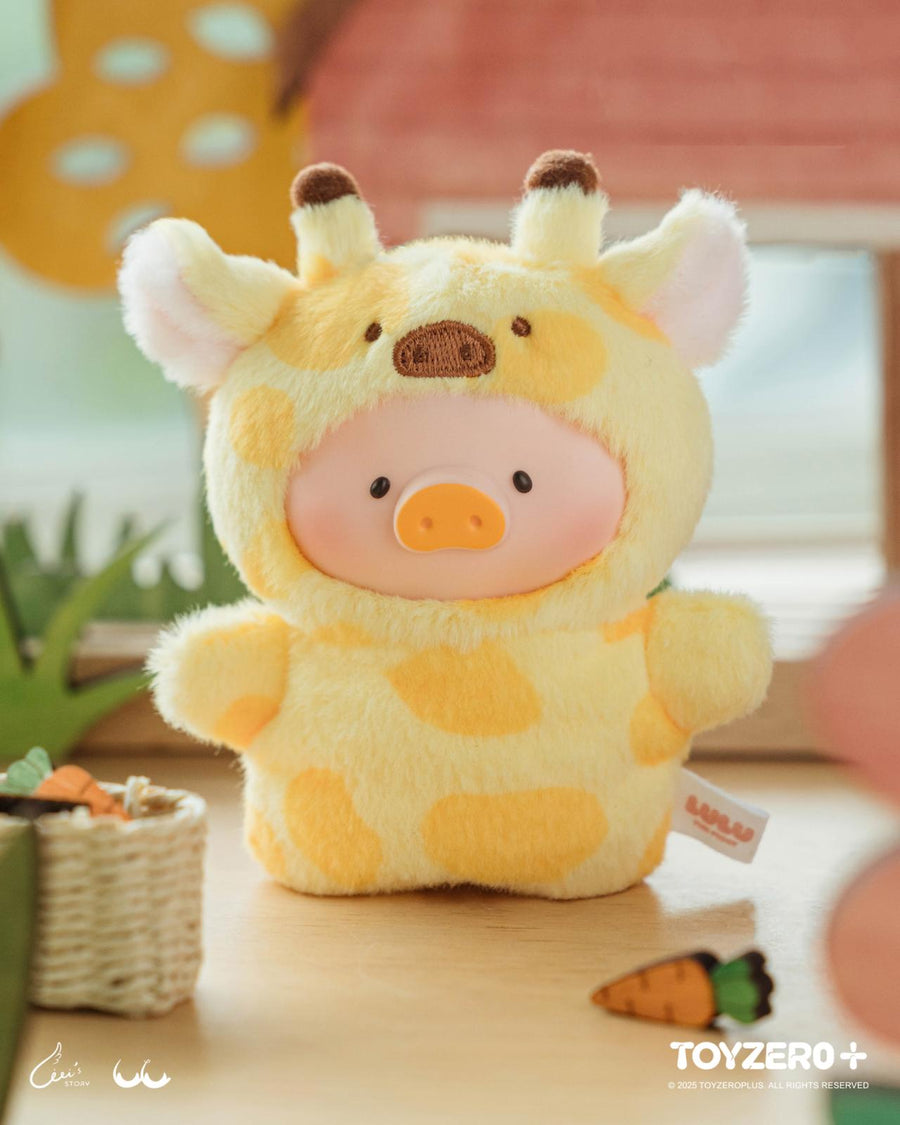 ToyZeroPlus x Lulu The Piggy "Animal Party Puppet" Show PVC Face Plush Keychain