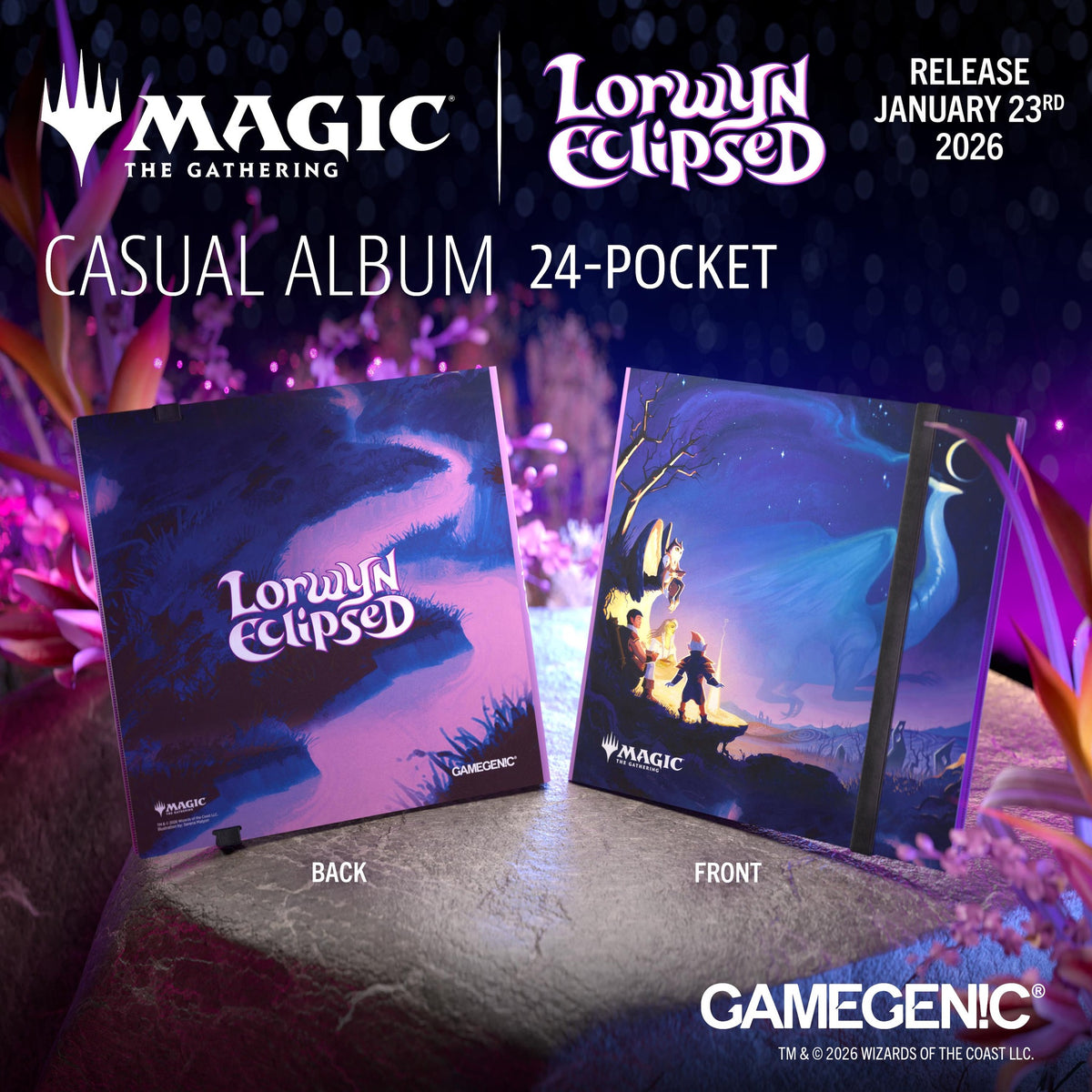 Gamegenic Album "CASUAL ALBUM 24-POCKET Magic: The Gathering" LORWYN ECLIPSED