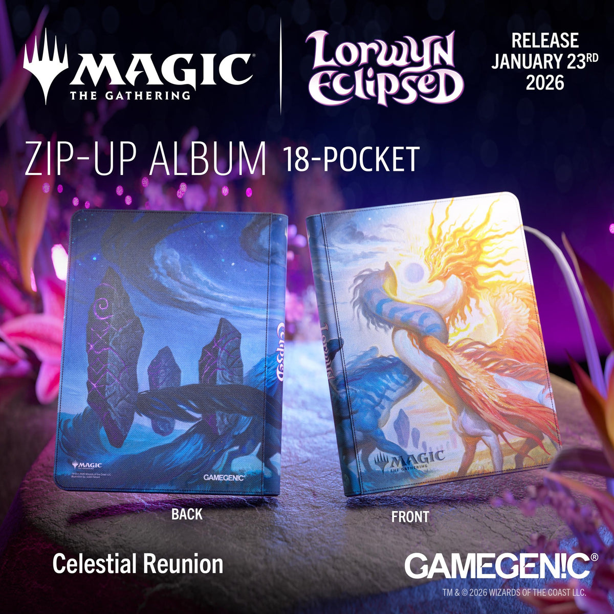 Gamegenic Album "ZIP-UP ALBUM 18-POCKET Magic: The Gathering" Celestial Reunion
