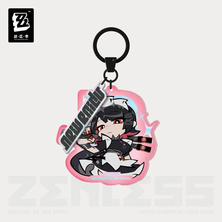 Zenless Zone Zero Victoria Housekeeping Co. Chibi Acrylic Keychain