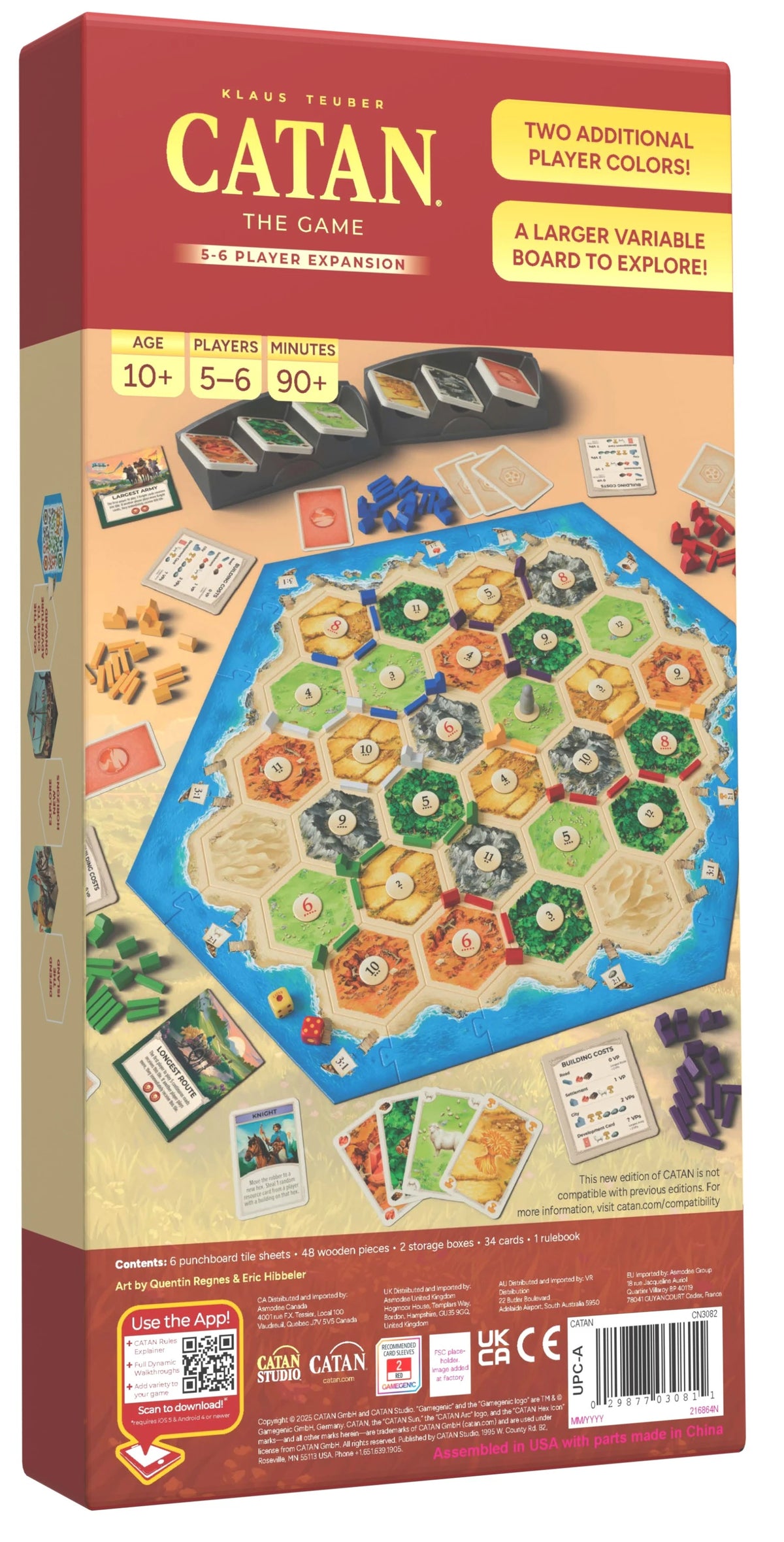 Board Game CATAN 6Th Edition 5-6 Player Expansion