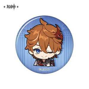 miHoYo Genshin Impact Chibi Expression Sticker Badge: Fatui