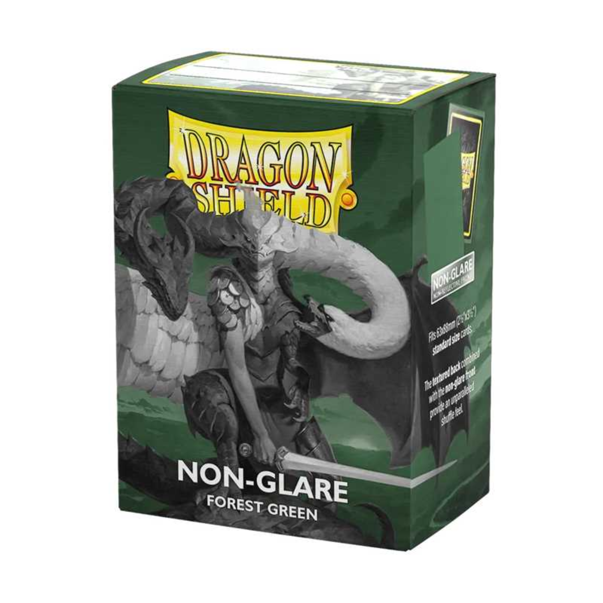 Dragon Shield Sleeves: Standard Matte Non-Glare - Forest Green