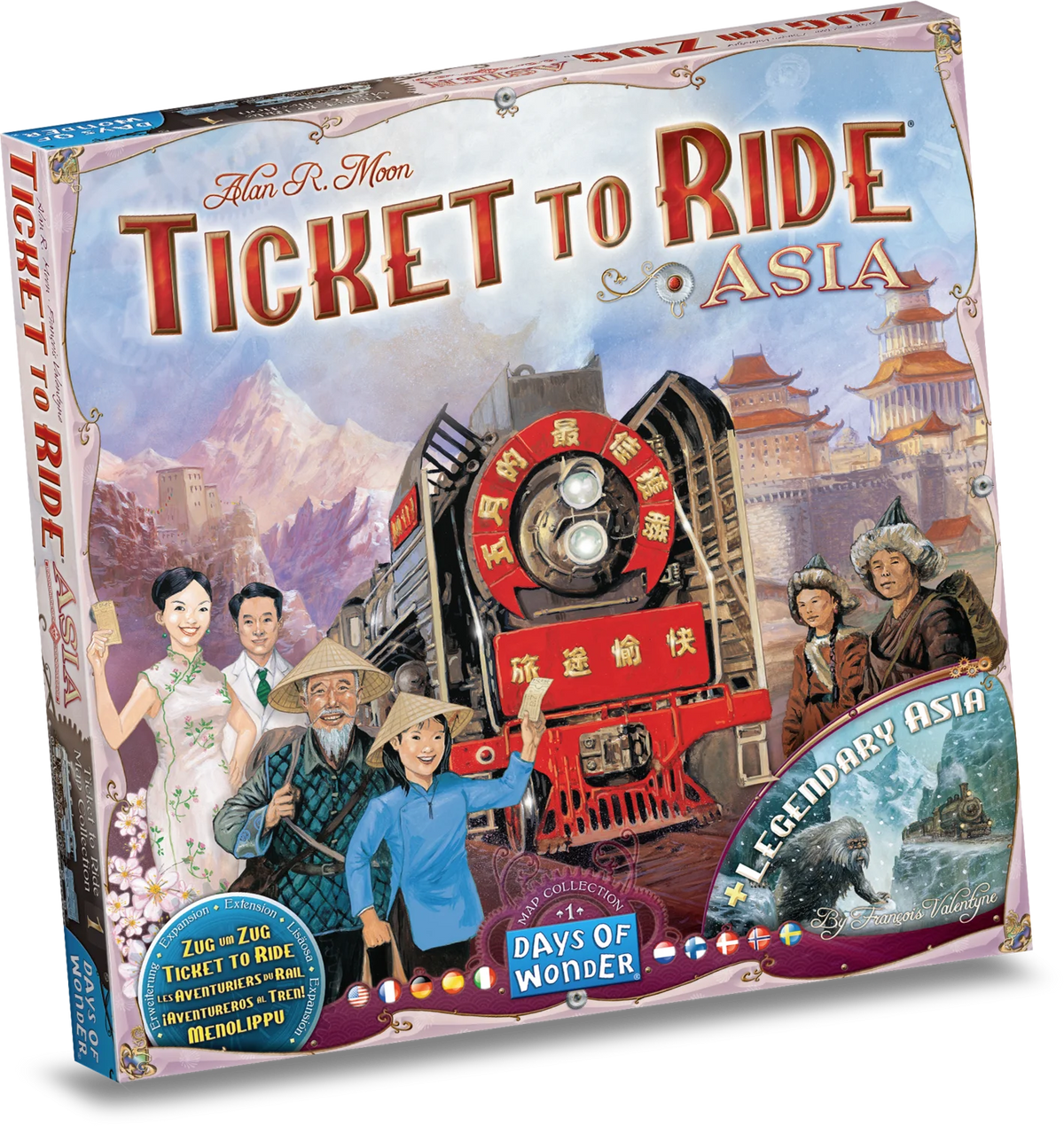 Days Of Wonder: Ticket To Ride Asia Map Collection 1 EN