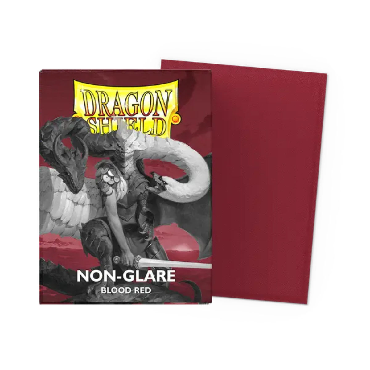 Dragon Shield Sleeves: Standard Matte Non-Glare - Blood Red