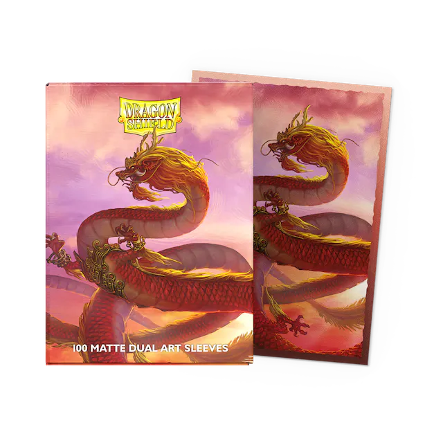 Dragon Shield Dual Matte Art Sleeves &quot;Year Of The Dragon 2024&quot; Standard Size 100pcs