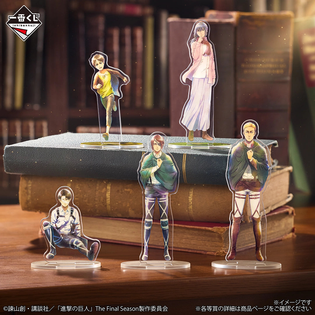 (Whole Set 80tix) Ichiban Kuji Attack on Titan ~Each Person's RESOLVE~