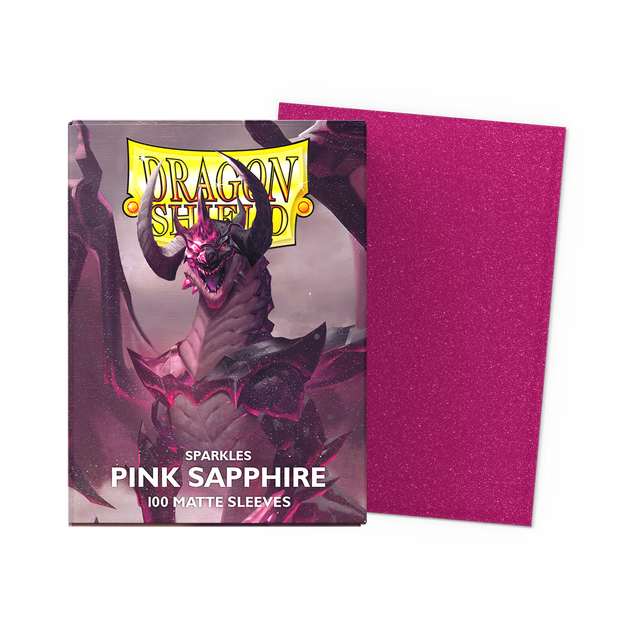 Dragon Shield Matte Sleeves Standard Size "Pink Sapphire"