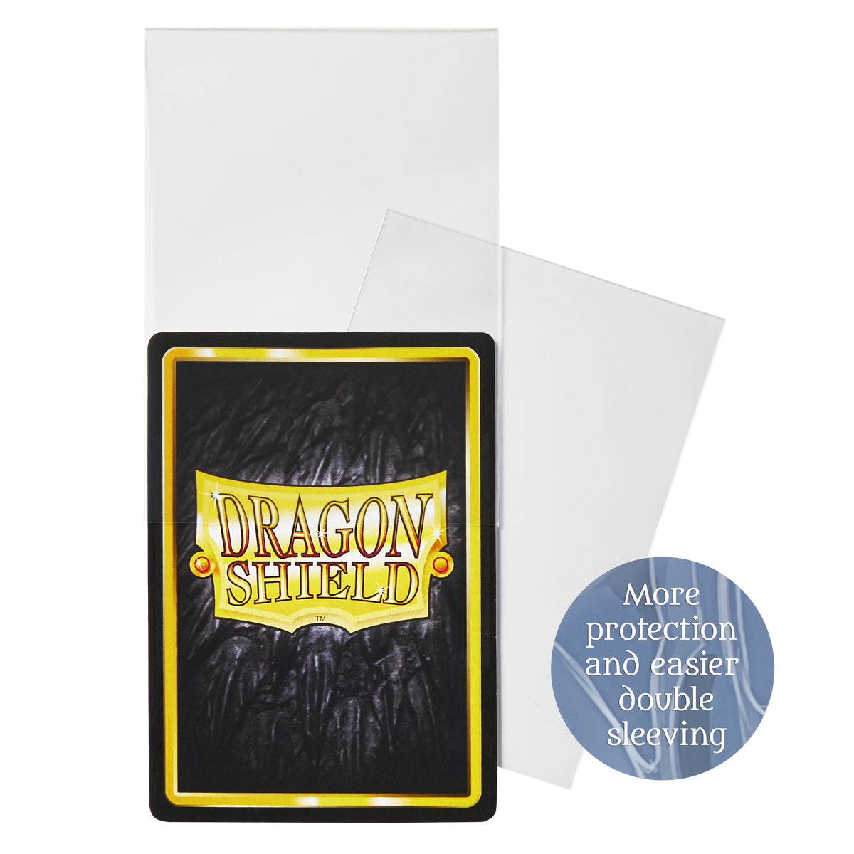 Dragon Shield Sleeve Perfect Fit Thick Inner Sleeves Standard Size 100pcs - (Clear)