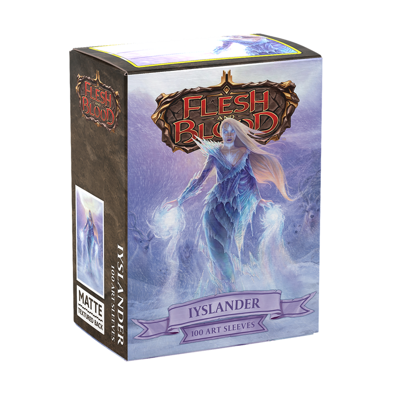Dragon Shield Sleeves: Standard Matte Art Flesh and Blood - Iyslander Elemental Wizard