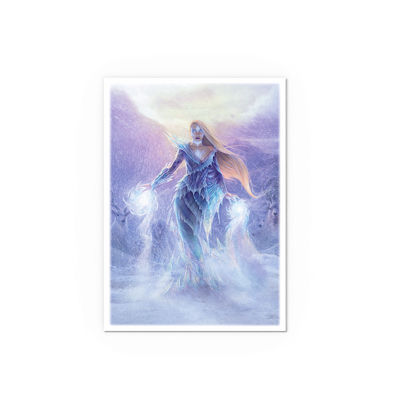 Dragon Shield Sleeves: Standard Matte Art Flesh and Blood - Iyslander Elemental Wizard