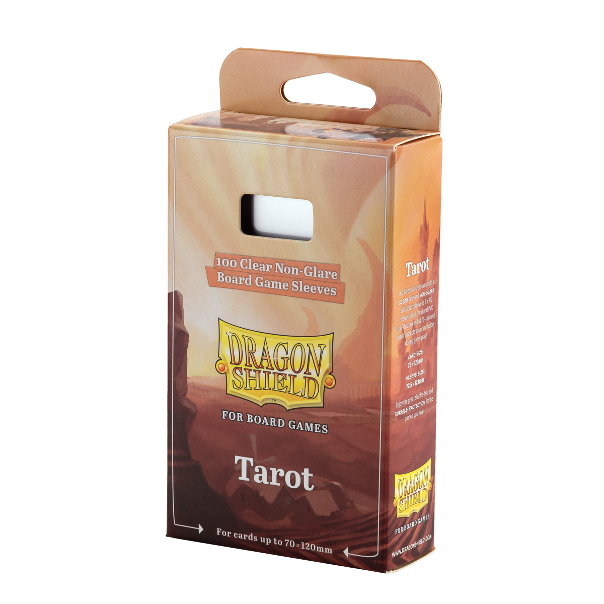 Dragon Shield Board Game Sleeves Tarot - Clear/Non-Glare 100