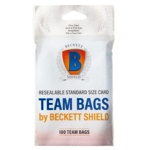 Beckett Shield Resealable Standard Size Card &quot;Team Bags&quot; (100pcs)