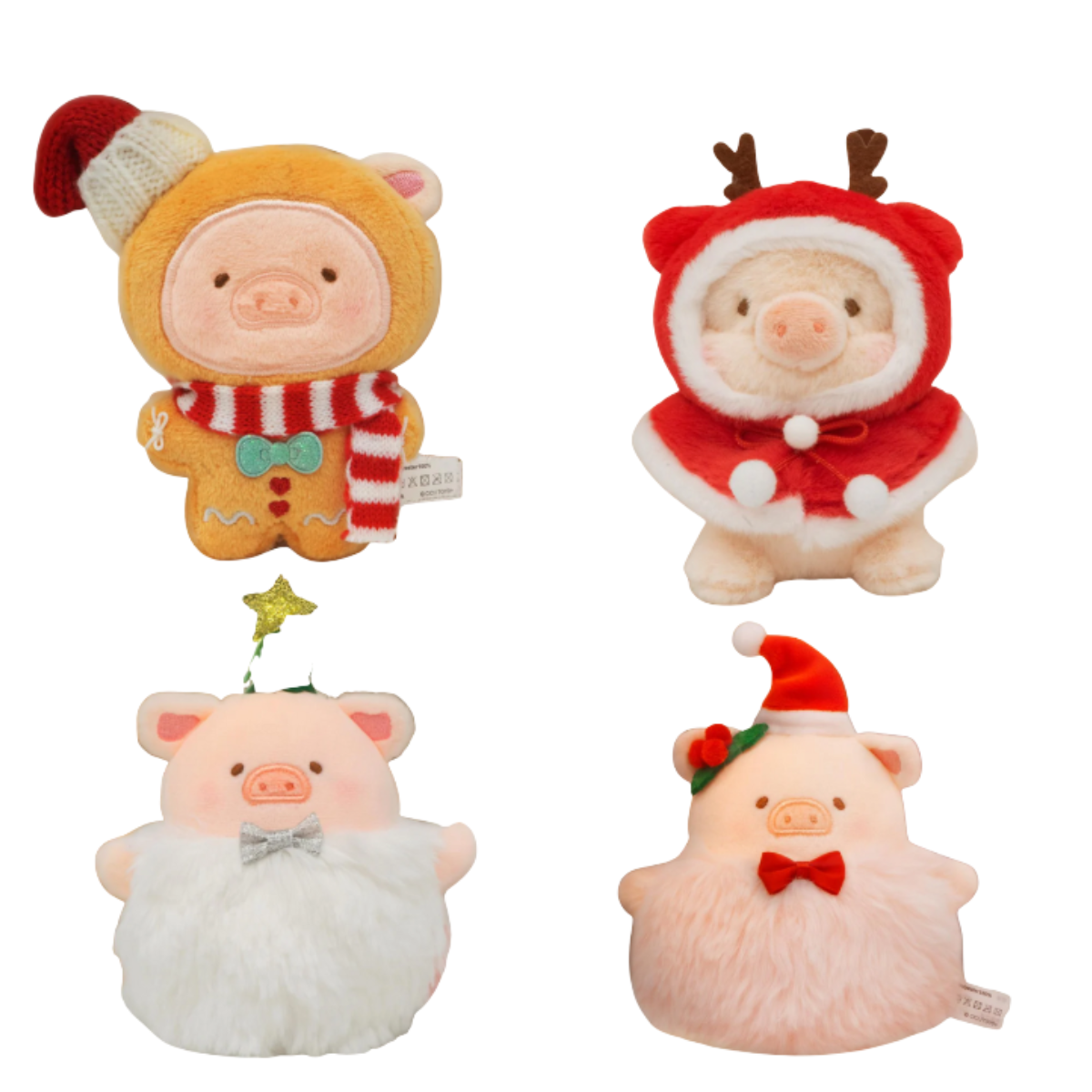 ToyZeroPlus x LuLu the Piggy Christmas - Plush Keychain
