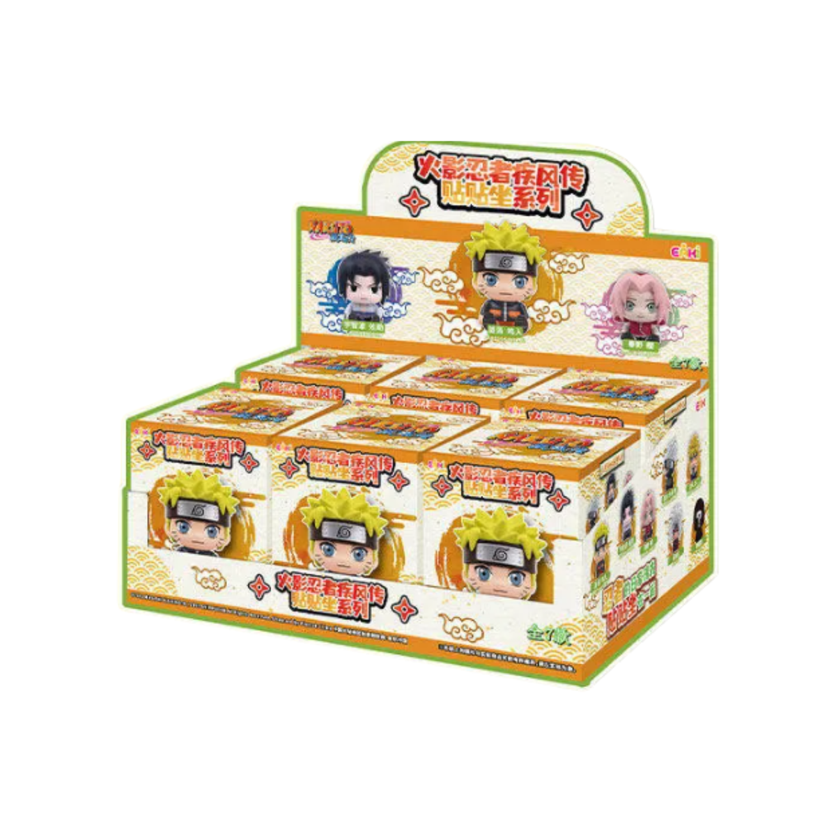 EAKI x Naruto Shippuden "Sticky Sitting Series" Figure Blind Box