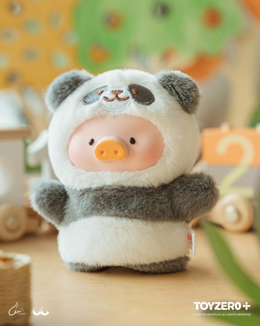 ToyZeroPlus x Lulu The Piggy "Animal Party Puppet" Show PVC Face Plush Keychain