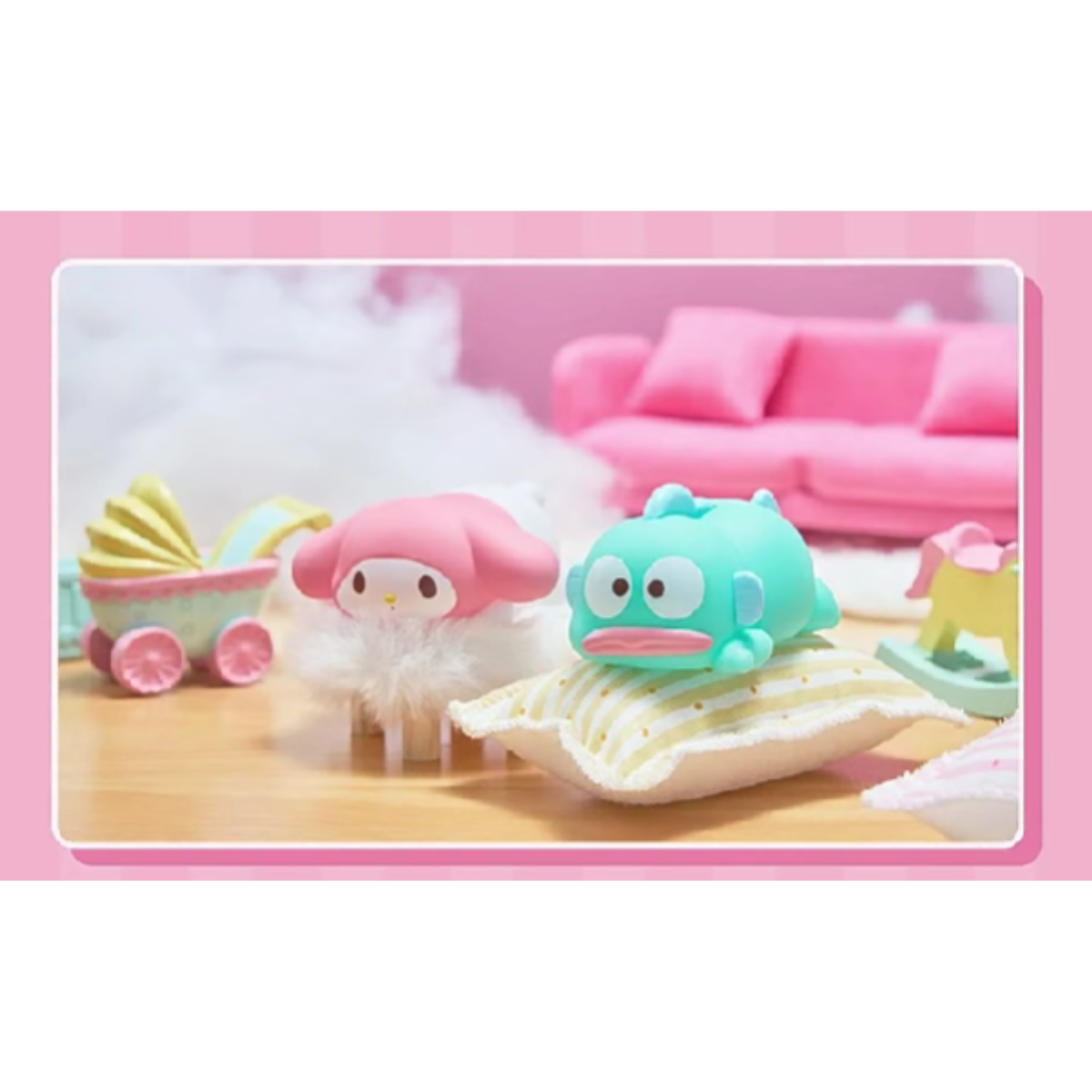 Sanrio Characters Mocchirikororin Friends Series Plastic Doll Blind Box-Single Box (Random)-BANDAI-Ace Cards & Collectibles
