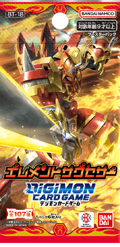 Digimon Card Game "Element Successor" Ver.18 Booster [BT-18] (Japanese)-Single Pack (Random)-Bandai-Ace Cards & Collectibles