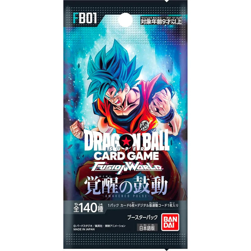 Dragon Ball Super TCG: Fusion World Awaken Pulse [FB-01] (Japanese)-Single Pack (Random)-Bandai-Ace Cards &amp; Collectibles