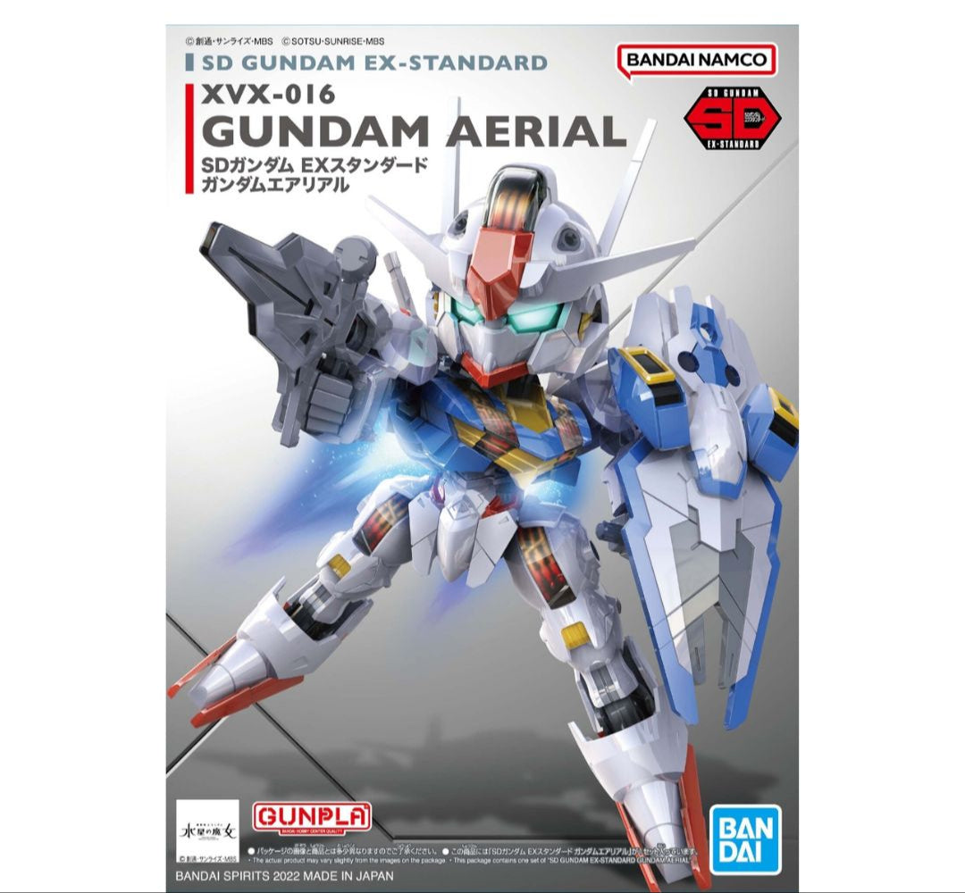 Gunpla SD Gundam Ex-Standard Gundam Aerial-Bandai-Ace Cards & Collectibles
