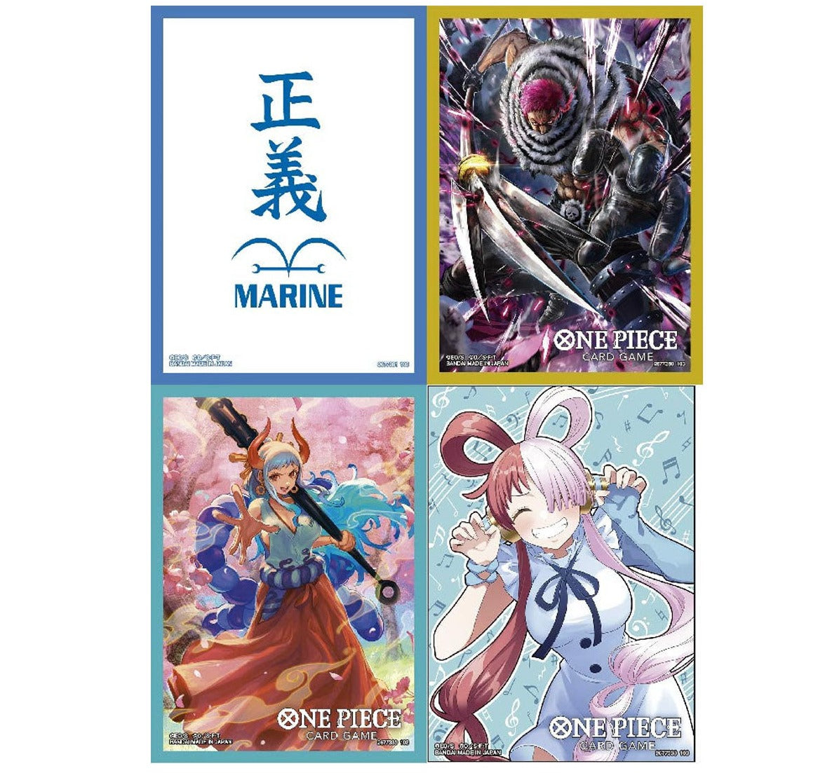 One Piece Card Game Official Card Sleeve Vol.3-Navy-Bandai Namco-Ace Cards & Collectibles