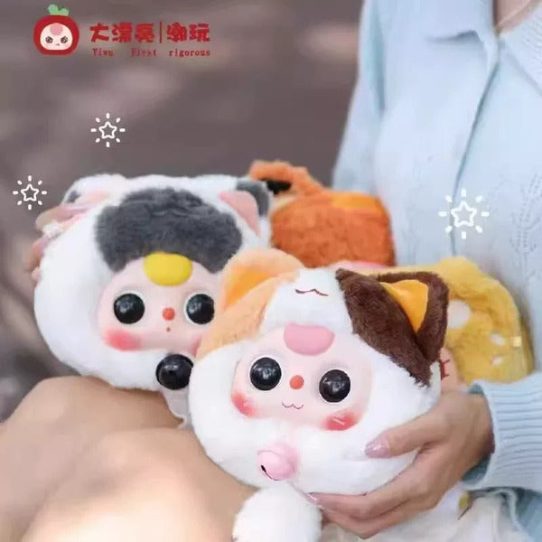 Baby Three Lucky Cat Zipper Bag Series Blind Box-Single Box-Big Beautiful-Ace Cards & Collectibles