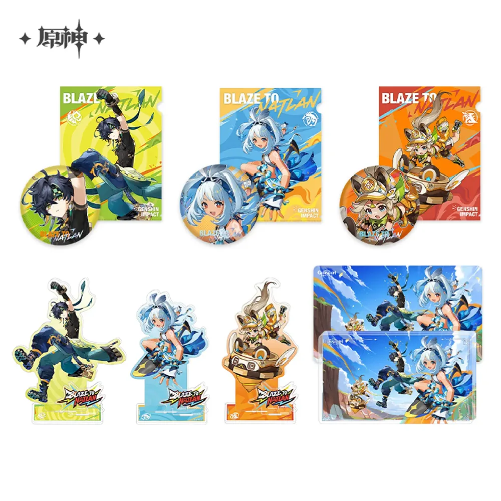 miHoYo Genshin Impact Blaze to Natlan Merchandise