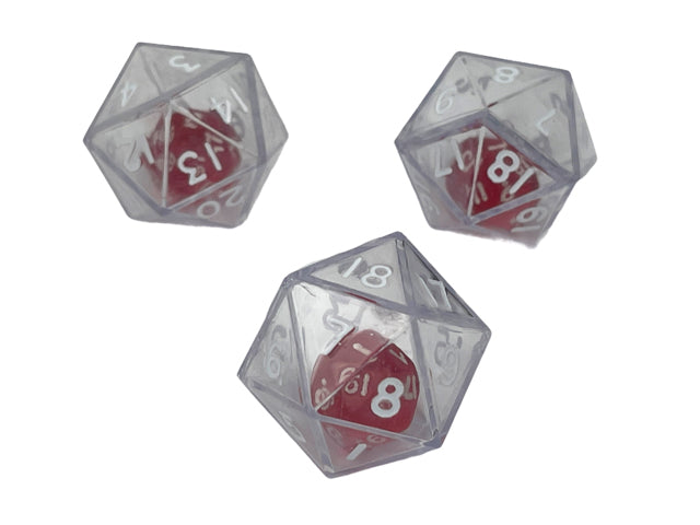 Chessex Dice 10/12/20 Sided Double Dice Clear Translucent Series-20 Sided-Chessex-Ace Cards & Collectibles