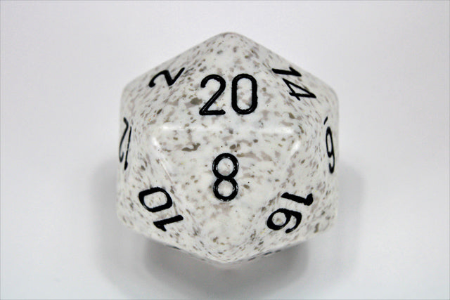 Chessex Dice Speckled 34mm d20s Loose Dice-Arctic Camo-Chessex-Ace Cards &amp; Collectibles