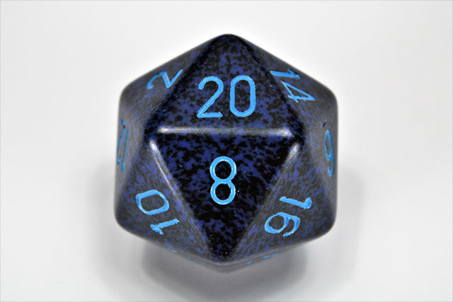 Chessex Dice Speckled 34mm d20s Loose Dice-Cobalt-Chessex-Ace Cards &amp; Collectibles