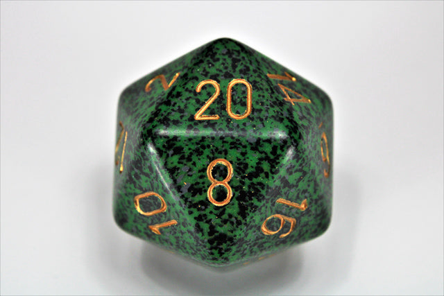 Chessex Dice Speckled 34mm d20s Loose Dice-Golden Recon-Chessex-Ace Cards &amp; Collectibles