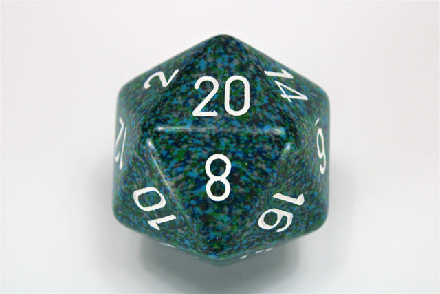 Chessex Dice Speckled 34mm d20s Loose Dice-Sea-Chessex-Ace Cards &amp; Collectibles