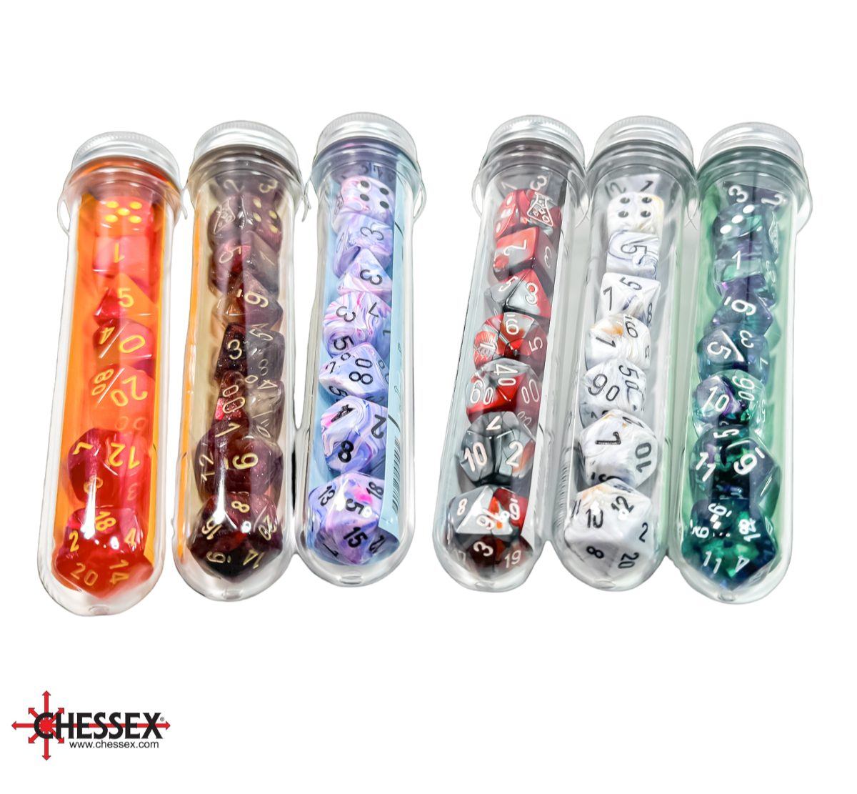 Chessex Lab Dice 8 Polyhedral Dice Set-30051-Chessex-Ace Cards & Collectibles