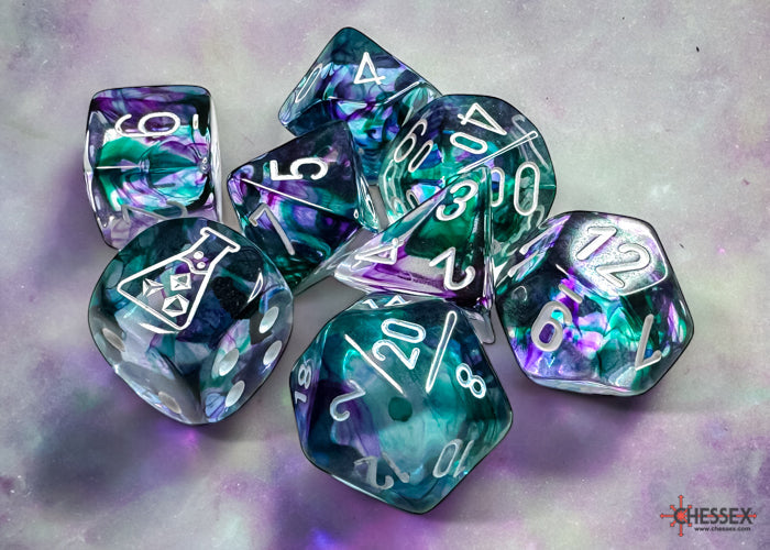 Chessex Lab Dice 8 Polyhedral Dice Set-30068-Chessex-Ace Cards & Collectibles