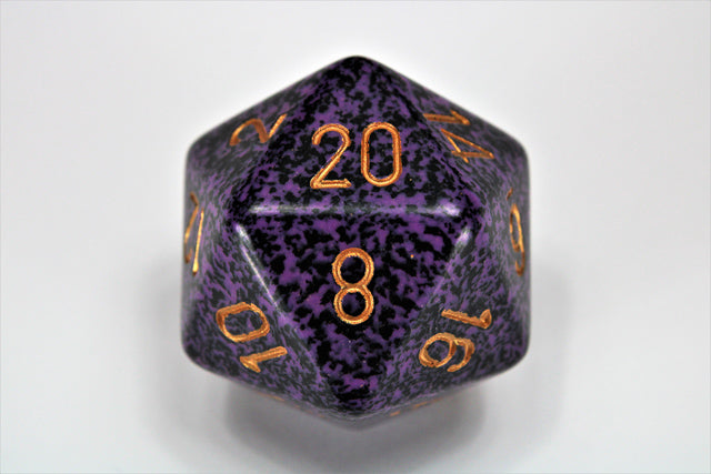 Random Color Chessex Dice Speckled 34mm d20s Dice (1 Piece)-Chessex-Ace Cards & Collectibles