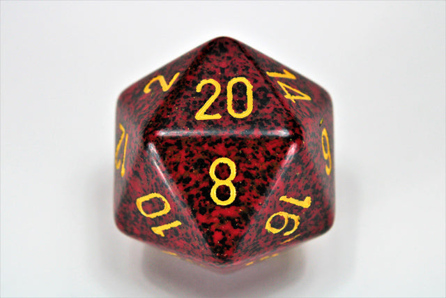 Random Color Chessex Dice Speckled 34mm d20s Dice (1 Piece)-Chessex-Ace Cards & Collectibles