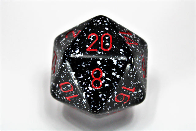 Random Color Chessex Dice Speckled 34mm d20s Dice (1 Piece)-Chessex-Ace Cards & Collectibles