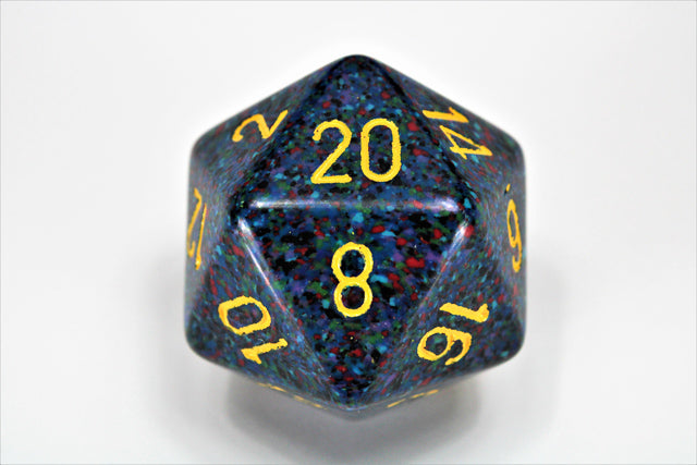 Random Color Chessex Dice Speckled 34mm d20s Dice (1 Piece)-Chessex-Ace Cards & Collectibles