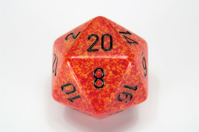 Random Color Chessex Dice Speckled 34mm d20s Dice (1 Piece)-Chessex-Ace Cards & Collectibles
